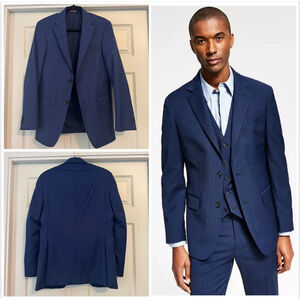 Tommy Hilfiger Blue Modern Fit Stretch Suit Jacket 36R Sport Coat